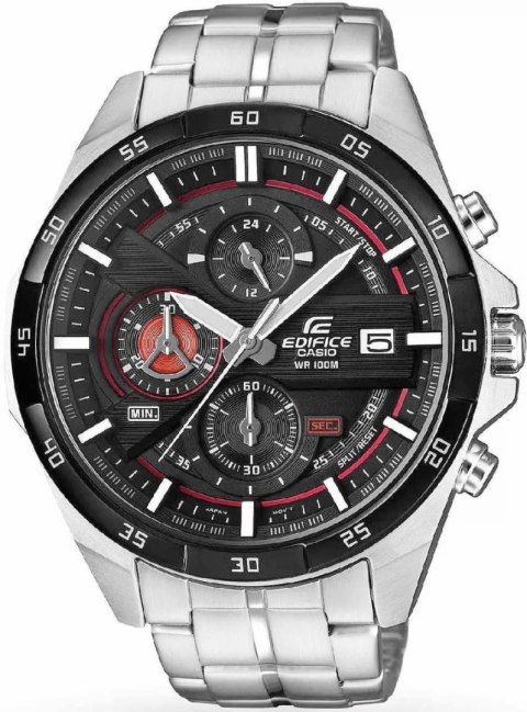 Zegarek Męski Casio Edifice Chrono Czarny BOX