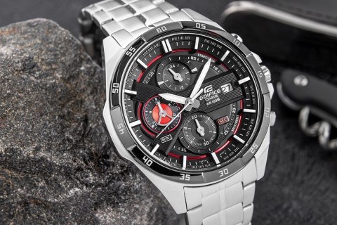 Zegarek Męski Casio Edifice Chrono Czarny BOX