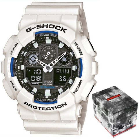 Zegarek Męski Casio G-Shock Biały Wodoszczelny BOX