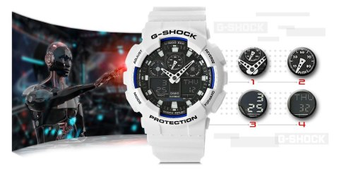 Zegarek Męski Casio G-Shock Biały Wodoszczelny BOX