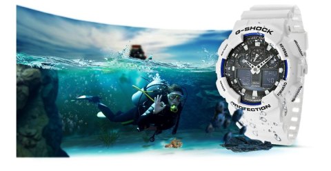 Zegarek Męski Casio G-Shock Biały Wodoszczelny BOX