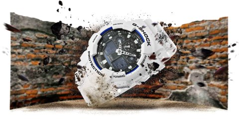 Zegarek Męski Casio G-Shock Biały Wodoszczelny BOX