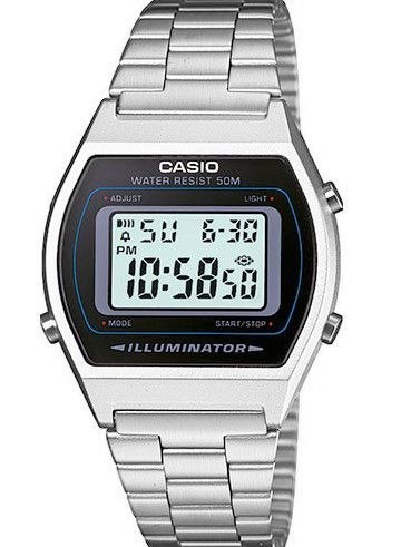 Zegarek Unisex Casio Srebrny Retro Klasyczny BOX