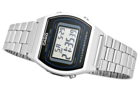 Zegarek Unisex Casio Srebrny Retro Klasyczny BOX