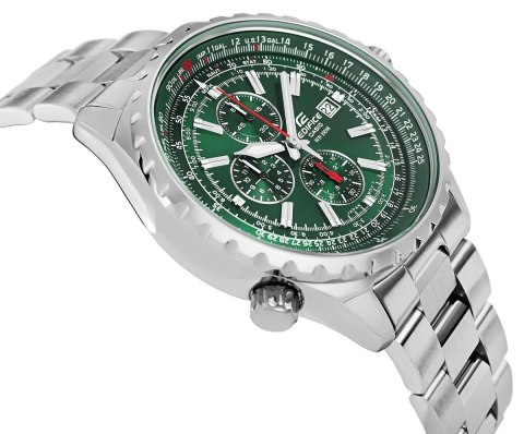 Zegarek Męski Casio Edifice Zielony Sportowy BOX
