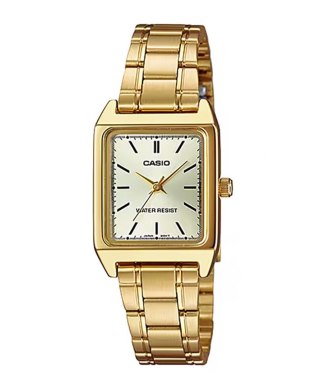 Zegarek Damski Casio Złoty Mineralne Elegancki BOX