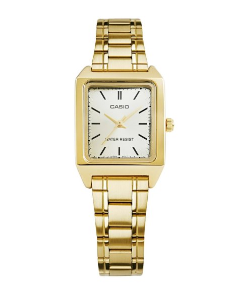 Zegarek Damski Casio Złoty Mineralne Elegancki BOX
