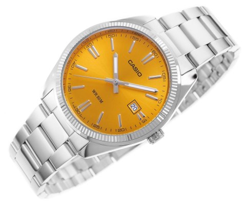 Zegarek Męski Casio Złoty Srebrny Klasyczny BOX