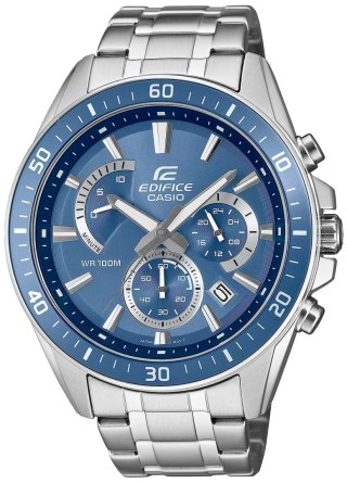 Zegarek Męski Casio Edifice Niebieski Chrono BOX