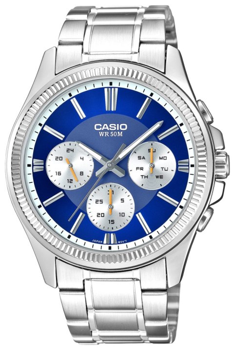 Zegarek Męski Casio Granatowy Retro Klasyczny BOX