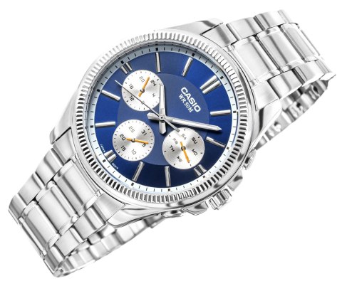 Zegarek Męski Casio Granatowy Retro Klasyczny BOX