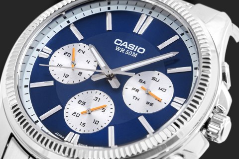 Zegarek Męski Casio Granatowy Retro Klasyczny BOX