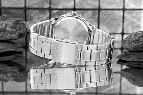 Zegarek Męski Casio Granatowy Retro Klasyczny BOX