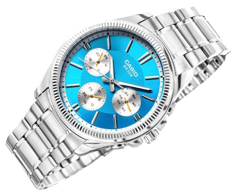 Zegarek Męski Casio Niebieski Retro Klasyczny BOX