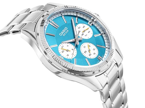 Zegarek Męski Casio Niebieski Retro Klasyczny BOX