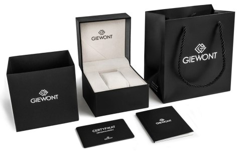 Zegarek Męski Giewont Chronograph Sapphire Czarny GW6310-A1