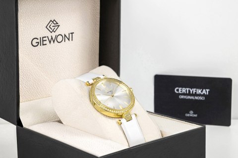 Zegarek Damski Giewont Złoty Szafirowe Elegancki BOX