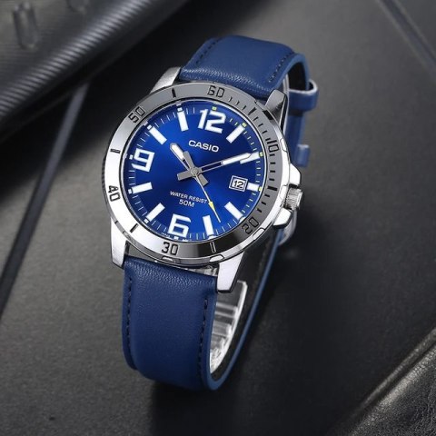 ZEGAREK MĘSKI CASIO MTP-VD01L-2BV + BOX