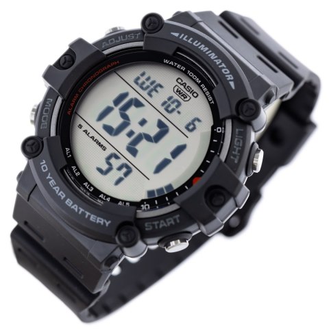 Zegarek męski Casio ILLUMINATOR AE-1500WH-1A sportowy stoper alarm