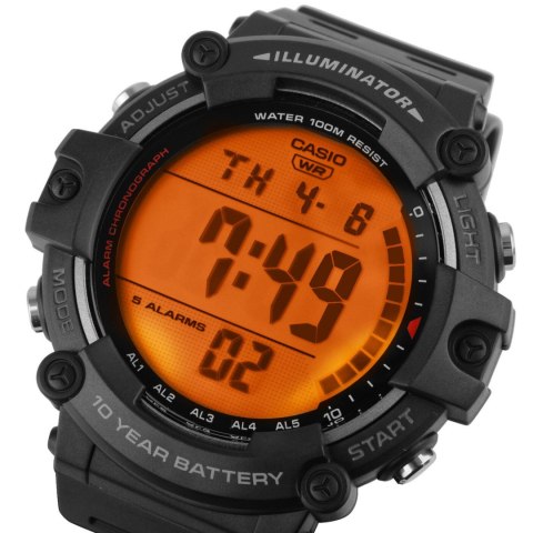 Zegarek męski Casio ILLUMINATOR AE-1500WH-1A sportowy stoper alarm