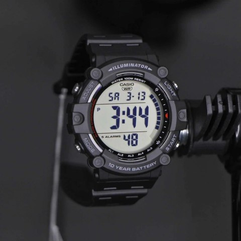 Zegarek męski Casio ILLUMINATOR AE-1500WH-1A sportowy stoper alarm
