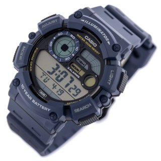 Zegarek męski Casio WS-1500H-2AVEF niebieski sportowy fazy księżyca BOX