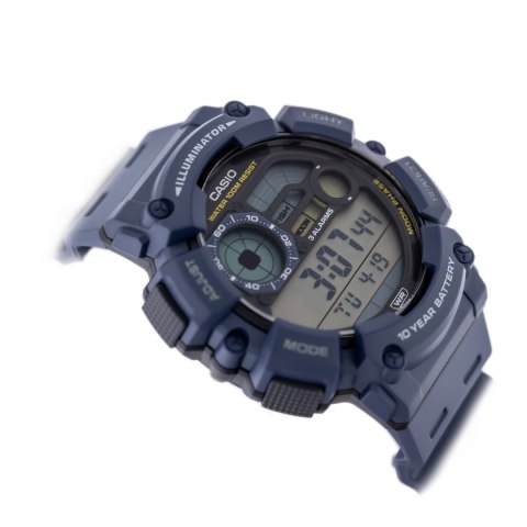 Zegarek męski Casio WS-1500H-2AVEF niebieski sportowy fazy księżyca BOX