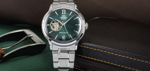 Zegarek Męski Orient Classic Bambino Open Heart RA-AG0026E10B + BOX
