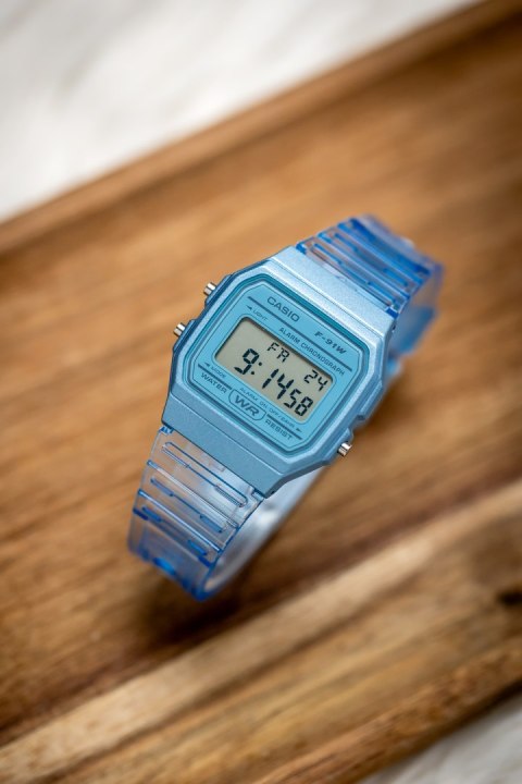 Zegarek Unisex Casio Retro Vintage F-91WS-2 (zd648b) + BOX