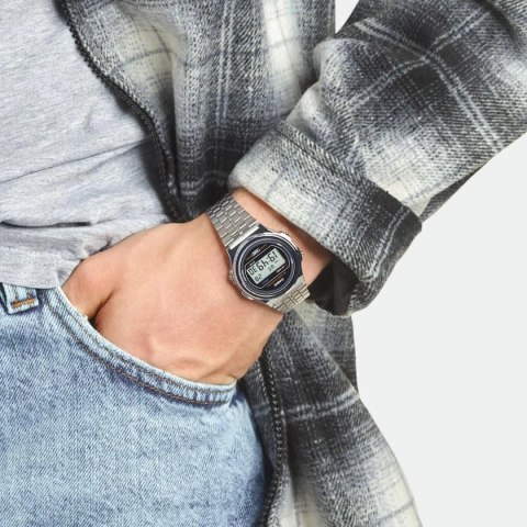 Zegarek męski Casio Vintage A171WE-1AEF cyfrowy retro srebrny