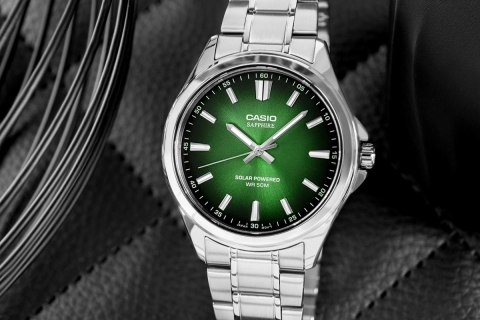 Ikona ZEGAREK MĘSKI CASIO MTS-RS100D-3A SZAFIR SOLAR + BOX