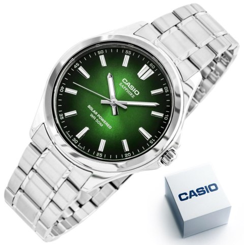 Ikona ZEGAREK MĘSKI CASIO MTS-RS100D-3A SZAFIR SOLAR + BOX