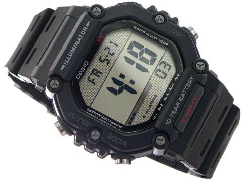 Zegarek męski Casio AE-1600H-1AVEF sportowy czarny cyfrowy