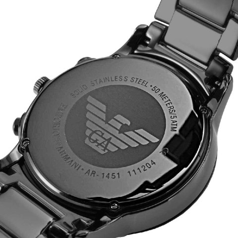 ZEGAREK MĘSKI EMPORIO ARMANI AR1451 - CERAMICA + BOX