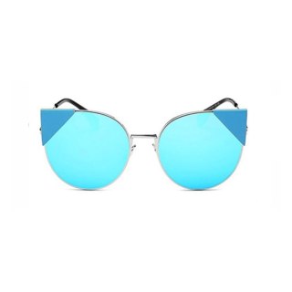 OKULARY LUSTRZANE CAT TRIANGLE - NIEBIESKIE OK85WZ4