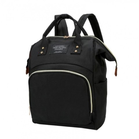 Torba, organizer, plecak dla mamy Czarny PLM10CZ