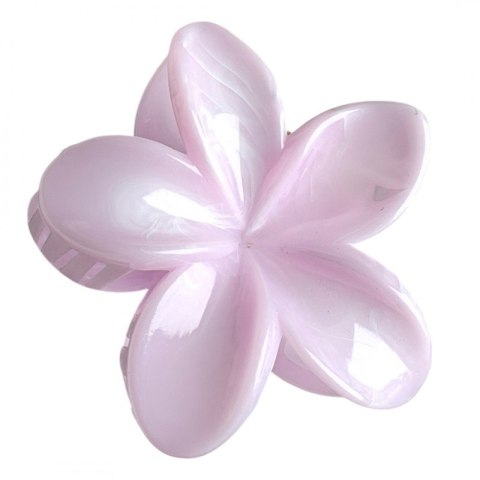 Spinka do włosów klamra XL kwiat Marmurek fiolet 7,5 x 8cm SP399