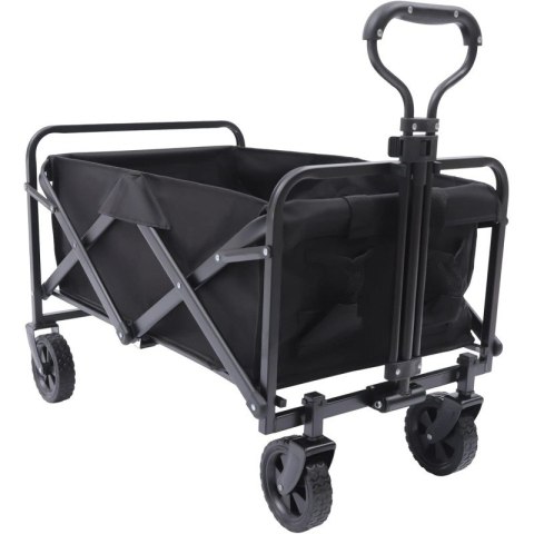 Wózek transportowy składany, metalowy, przyczepka ogrodowa 72x47x68-87cm AR07CZ