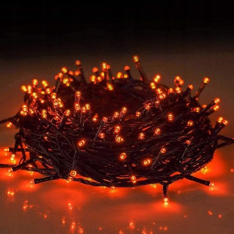 Światełka lampki wewnętrzne/zewnętrzne 500 LED CZERWONE LAMP04CZE