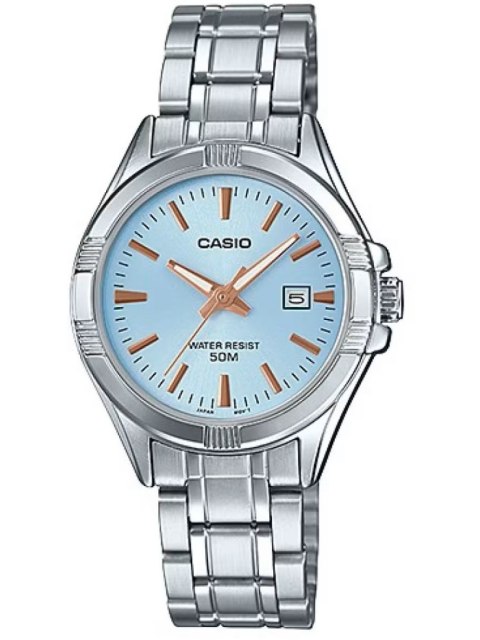 Zegarek damski CASIO LTP-1308D-2AV srebrny na bransolecie + BOX