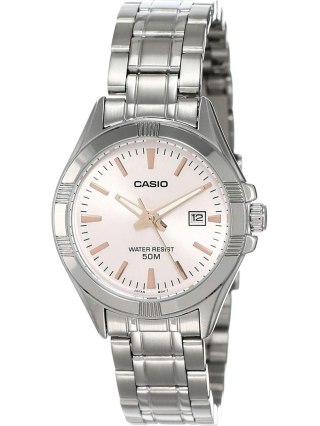 Zegarek damski CASIO LTP-1308D-4AVEF różowy bransoleta klasyczny