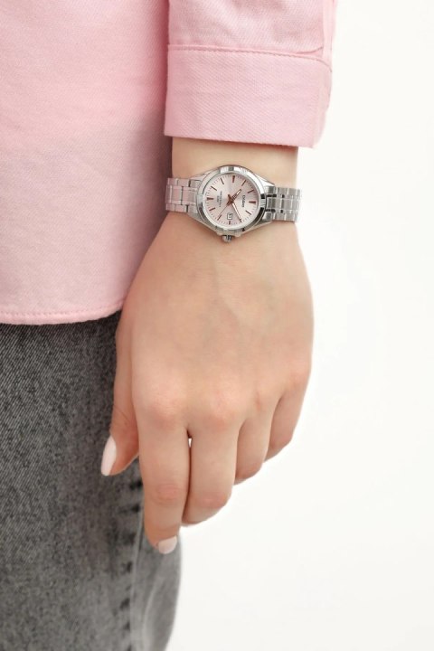 Zegarek damski CASIO LTP-1308D-4AVEF różowy bransoleta klasyczny