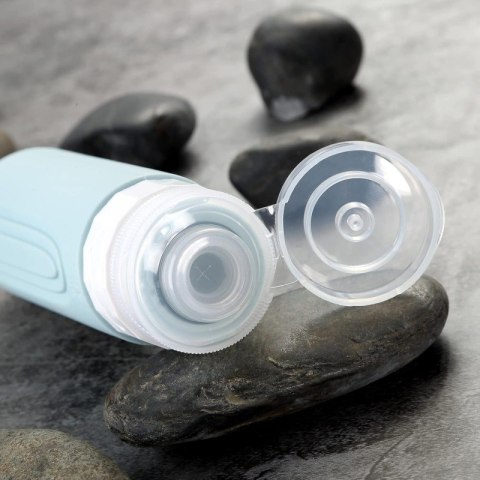 Zestaw silikonowych pojemniczków, buteleczek podróżnych 4w1 90ml KS138