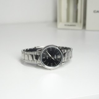 ZEGAREK DAMSKI CASIO LTP-1303DD-1AVEF Srebrny Czarna Tarcza + BOX