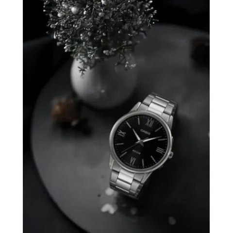 ZEGAREK DAMSKI CASIO LTP-1303DD-1AVEF Srebrny Czarna Tarcza + BOX