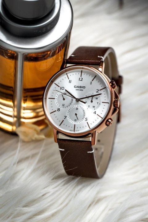 ZEGAREK MĘSKI CASIO MTP-E321RL-5A (zd190b) + BOX