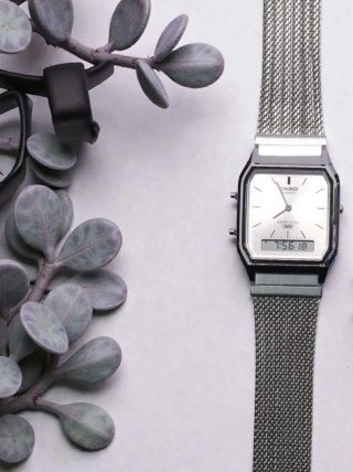 ZEGAREK UNISEX CASIO Vintage AQ-230EM-7A + BOX