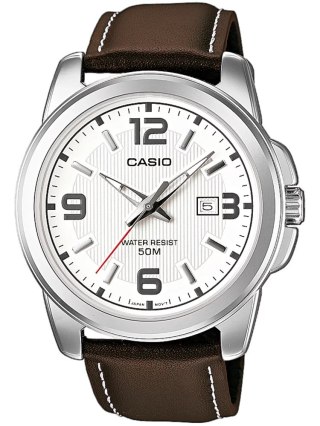 Zegarek męski Casio MTP-1314L-7AVEF pasek skórzany dataownik