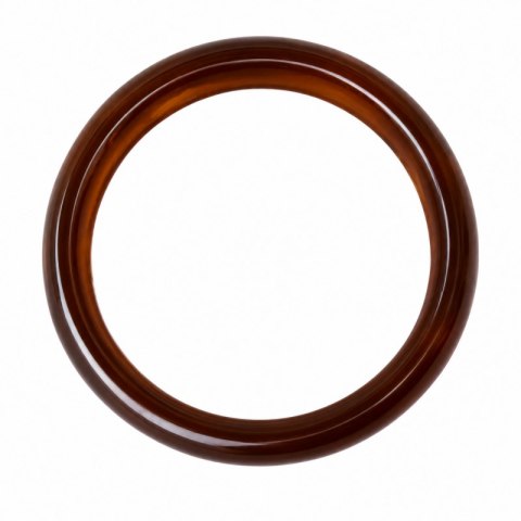 Modowa bransoletka, obręcz z żywicy, bursztynowa 13mm B549
