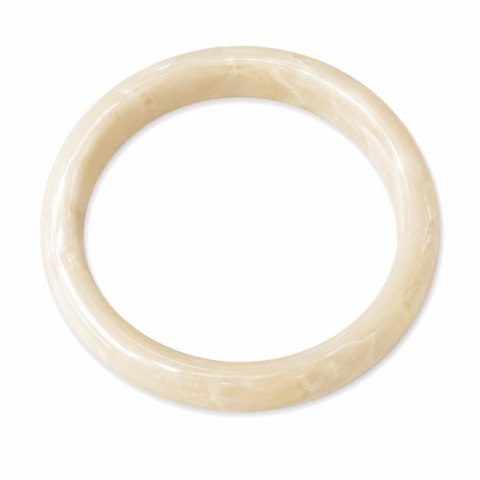 Modowa bransoletka, obręcz z żywicy, marmurkowa kość słoniowa 12mm B545